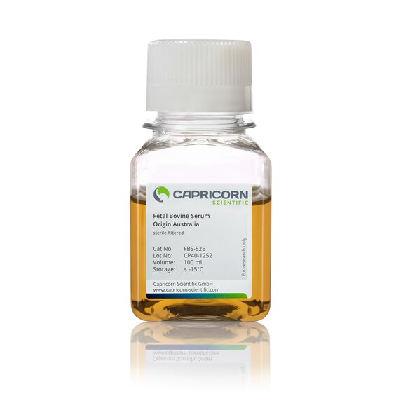 Fetal Bovine Serum (FBS) for Cell Culture Capricorn Scientific